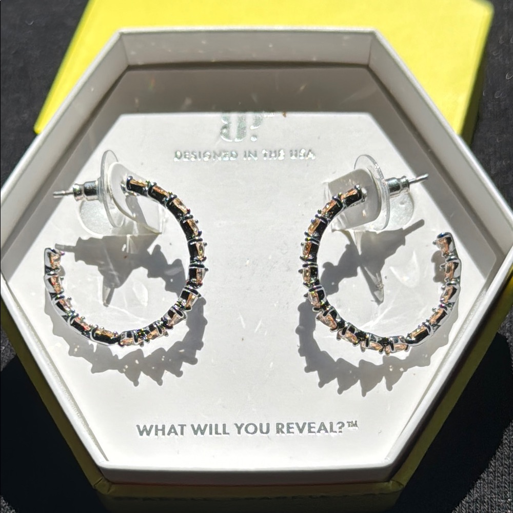 BOMB PARTY amber topaz hoops